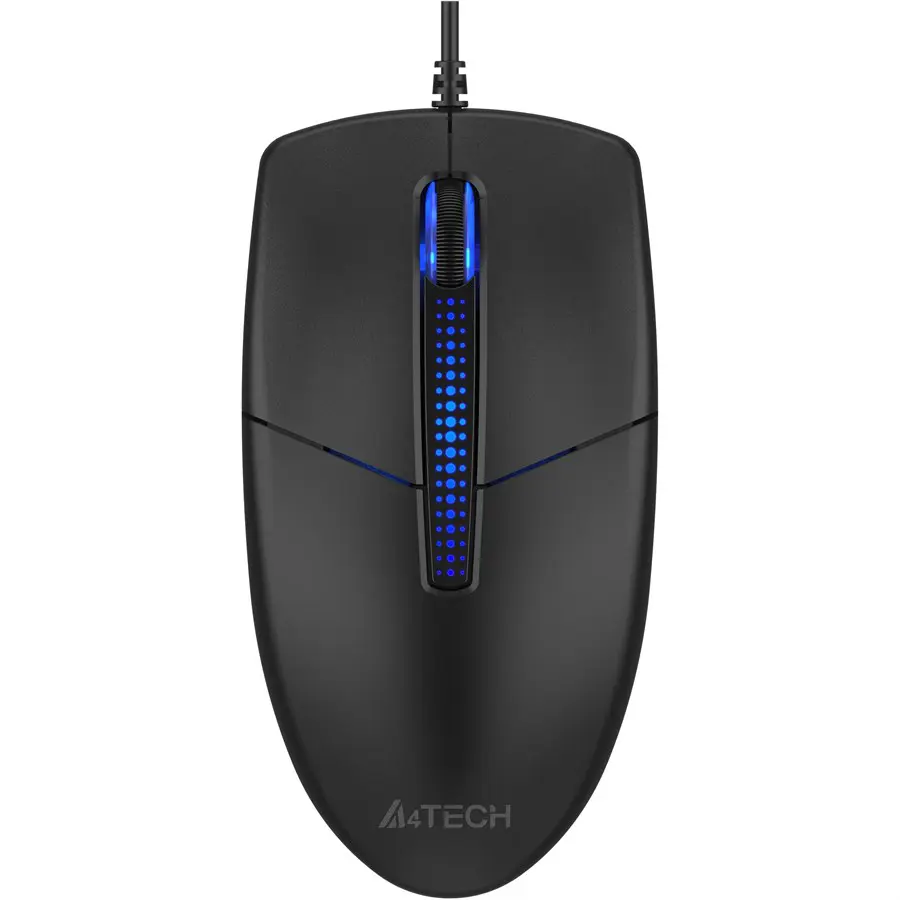 A4TECH N-530S Illuminate Mouse 1200dpi Black