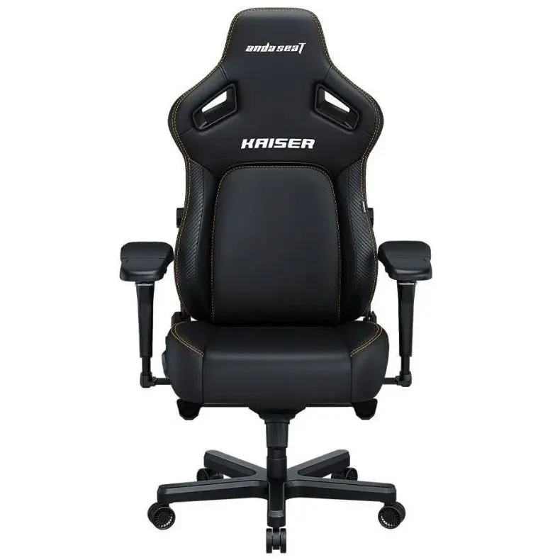 AndaSeat Kaiser 4 Series Premium Gaming Chair | XL Size - Premium PVC Leather - Elegant Black - Free Shipping