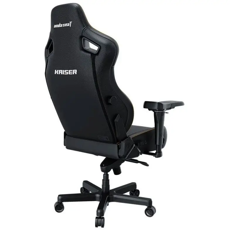 AndaSeat Kaiser 4 Series Premium Gaming Chair | XL Size - Premium PVC Leather - Elegant Black - Free Shipping