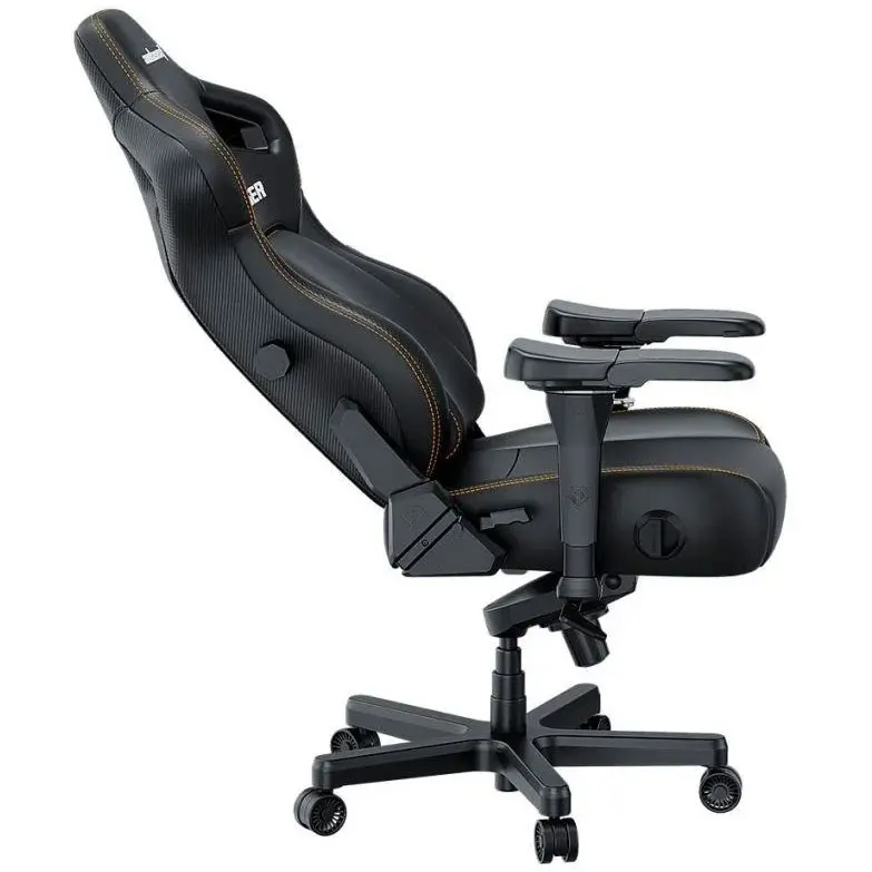 AndaSeat Kaiser 4 Series Premium Gaming Chair | XL Size - Premium PVC Leather - Elegant Black - Free Shipping