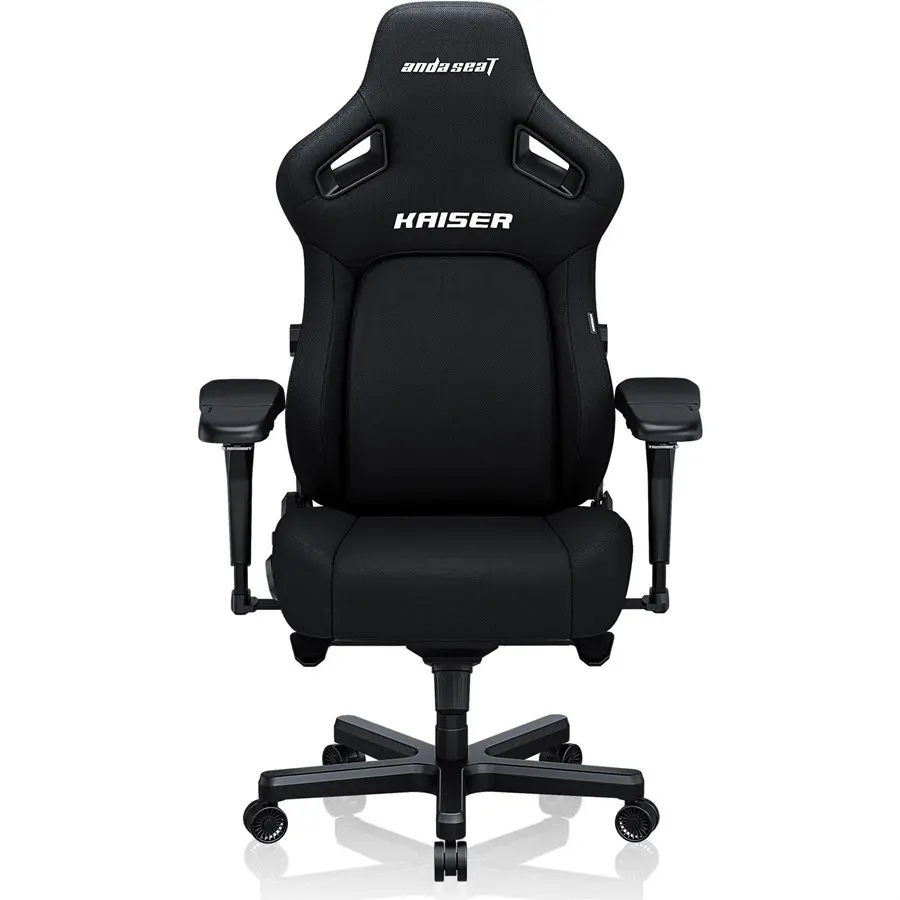 AndaSeat Kaiser 4 XL Premium Gaming Chair | XL - Linen Fabric - Carbon Black