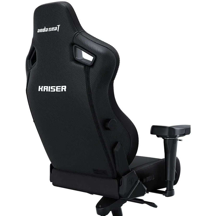 AndaSeat Kaiser 4 XL Premium Gaming Chair | XL - Linen Fabric - Carbon Black