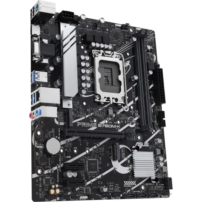 ASUS Prime B760M-K Intel® B760 LGA 1700 mATX Motherboard DDR5 - Aura Sync - Ready for Advanced AI PC