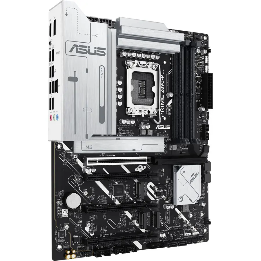 Asus PRIME Z890-P-CSM Motherboard | LGA1851, Supports Intel Core Ultra Series 2, PCIe 5.0, USB 20Gbps Type-C, DDR5 AEMP III, Aura Sync