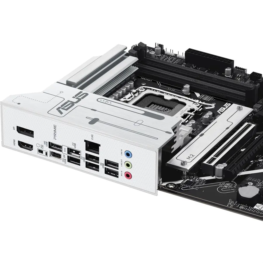 Asus PRIME Z890-P-CSM Motherboard | LGA1851, Supports Intel Core Ultra Series 2, PCIe 5.0, USB 20Gbps Type-C, DDR5 AEMP III, Aura Sync