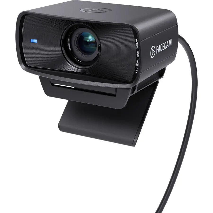 Elgato Facecam MK.2 Webcam | 1080p60, Fixed Focus, 84 Degree FOV, USB-C, HDR, Uncompressed Video, Low Latency, Sony Starvis Cmos Sensor, Black