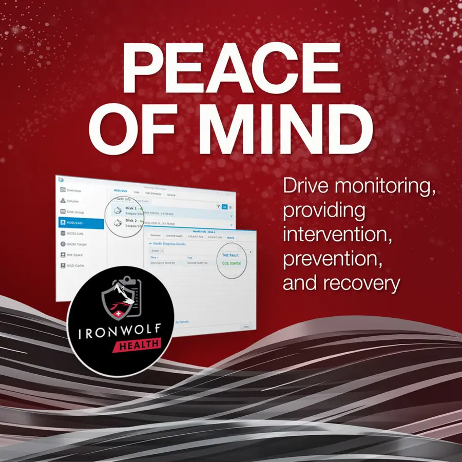 Seagate IronWolf Pro ST18000NE000 18TB NAS Hard Drive | 7200 RPM, 256MB Cache, CMR, SATA 6.0Gb/s, 3.5" Internal HDD