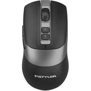 A4TECH FB50CS Plus Wireless Mouse | Bluetooth And 2.4GHz, Silent Clicks, Rechargeable, 3200 DPI, Black