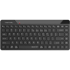 A4TECH FBK22 AS Keyboard | Bluetooth And 2.4G, Up To 4 Devices, Quiet Key, System Swap, Black