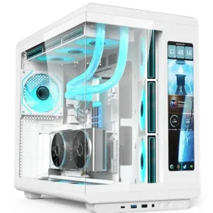 Acer U600 Casing | 4x Fans, Built-in LED Display, White