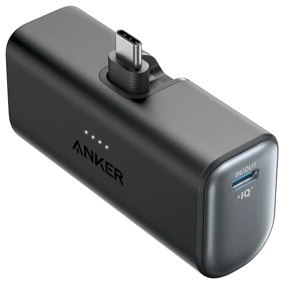 Anker Nano Power Bank | 5000mAh, 22.5W, Built-In USB C Connector, Black - Image 3