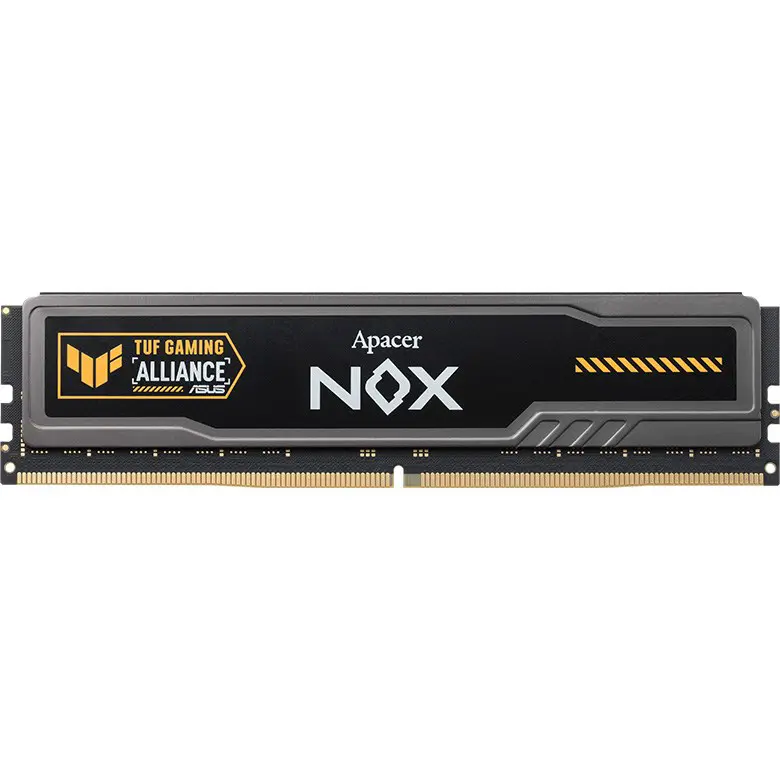 Apacer NOX TUF Gaming Alliance DDR5 Desktop Memory Module | 16GBx1, 5200MHz, CL40-40-40-80, 1.25V, AH5U16G52C522UTAA-1, Black