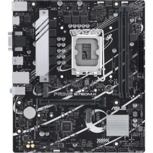 ASUS Prime B760M-K Intel® B760 LGA 1700 mATX Motherboard DDR5 - Aura Sync - Ready for Advanced AI PC