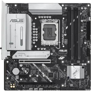 ASUS PRIME B860M-A WIFI-CSM Motherboard | Micro-ATX, LGA1851 Socket, Intel B860 Chipset, DDR5, WiFi 6E