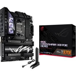 ASUS ROG Crosshair X870E Hero AM5 ATX Motherboard | DDR5 Memory, Onboard Wi-Fi 7, Advanced AI PC Ready
