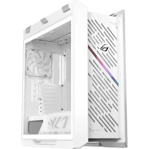 ASUS ROG Strix Helios II White Edition Gaming PC Case | EATX Mid Tower, Dual Tempered Glass, Supports GPUs Up To 450mm, White