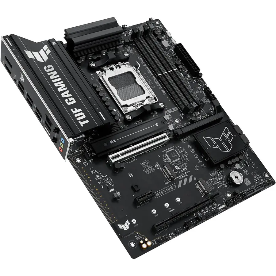 ASUS TUF GAMING B850-E WIFI Motherboard | AMD AM5, 8+2+1 Power Stages, DDR5, PCIe 5.0 x16, 3X M.2, Wi-Fi 6E, 2.5Gb LAN, USB 20Gbps Type-C, USB 10Gbps Type-C, Aura Sync - Image 4