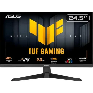 Asus TUF Gaming VG259Q5A 24.5" 1080P Monitor | Full HD 1920x1080, 200Hz, 0.3ms GTG, Fast IPS, FreeSync Premium, Speakers, DisplayWidget Center