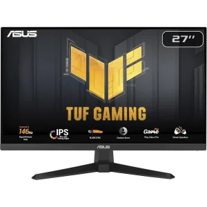 ASUS TUF Gaming VG279QE5A Gaming Monitor | 27" Full HD 1920x1080, 146Hz OC, IPS, 1ms MPRT, ELMB Sync, Stereo Speaker