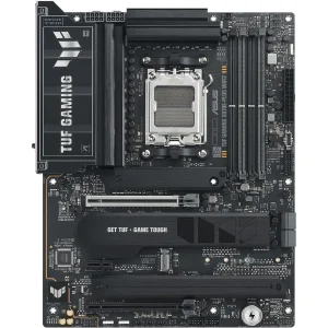 ASUS TUF GAMING X870E-PLUS WIFI7 AMD AM5 Motherboard | 16+2+1 80A Power Stages, DDR5 Up To 8000MT/s, PCIe5.0, USB4 40Gbps Type-C, Wi-Fi 7 Q-Antenna, Aura Sync
