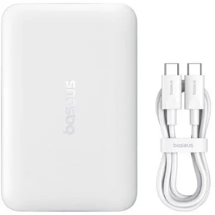 Baseus EnerFill FM11 Ultra-Mini Magnetic Power Bank 10000mAh 22.5W - White - Image 4