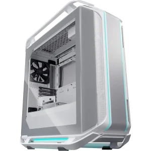 Cooler Master COSMOS C700M E-ATX Full-Tower Case | Curved Tempered Glass Panel, MCC-C700M-WG5N-S00, Silver White