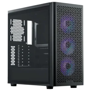 Cooler Master Elite 502 Mid Tower Case | 3x ARGB Fans, Black