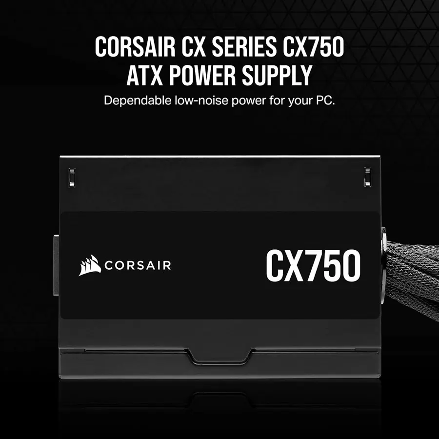 Corsair CX Series CX750 – 750 Watt 80 PLUS Bronze ATX Power Supply (UK) - CP-9020279-UK - Quiet & Reliable - Image 6