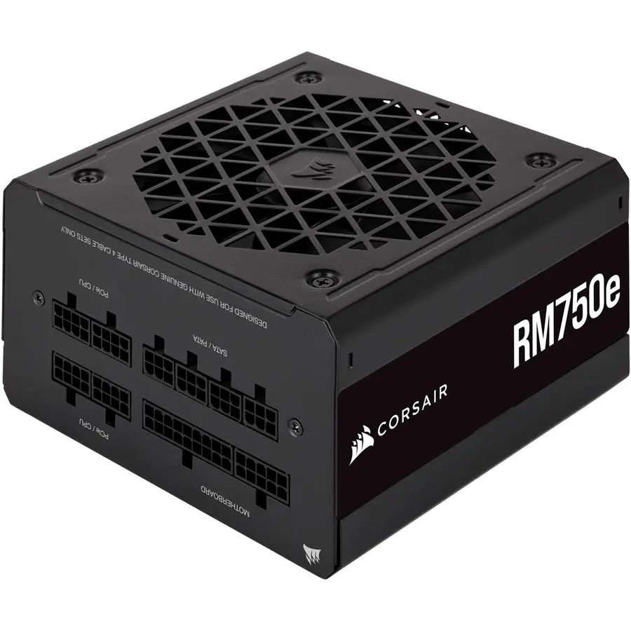 Corsair RMe Series RM750e Fully Modular ATX Power Supply | 750W, Low Noise, 120mm Fan, 80 Plus Gold