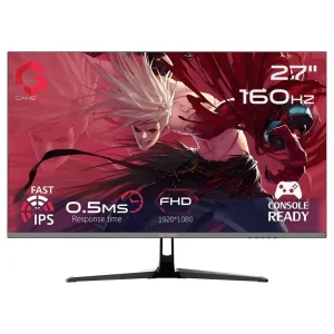 GameOn Essential Series GOES27FHD160IPS Gaming Monitor | 27" Ips Display Fhd, 160Hz, 0.5ms Mprt, Amd Freesync, Black