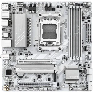 Gigabyte B850M DS3H ICE Motherboard | AMD Socket AM5, X3D Turbo Mode, Digital 8+2+2 VRM, Dual Channel DDR5, 2xM.2 Including PCIe 5.0, 2.5GbE LAN