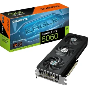 Gigabyte GeForce RTX 5060 EAGLE MAX OC 8G Video Graphics Card | 8GB GDDR7, 2550MHz, 128 Bit, PCI-E 5.0