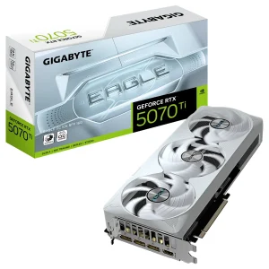 Gigabyte GeForce RTX 5070 Ti EAGLE OC ICE SFF 16G Graphics Card | 16GB GDDR7 256bit, PCI-E 5.0, 2542MHz, Ice