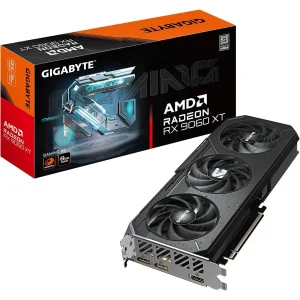 Gigabyte Radeon RX 9060 XT GAMING 8G Video Graphics Card | 8GB GDDR6, 20Gbps, 128 Bit, Boost Up To 3130MHz