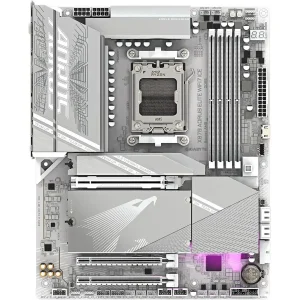 Gigabyte X870 AORUS ELITE WIFI7 ICE Motherboard | AMD Socket AM5, Dual Channel DDR5, 4*M.2, PCIe 5.0 x16, 2.5GbE LAN, Wi-Fi 7
