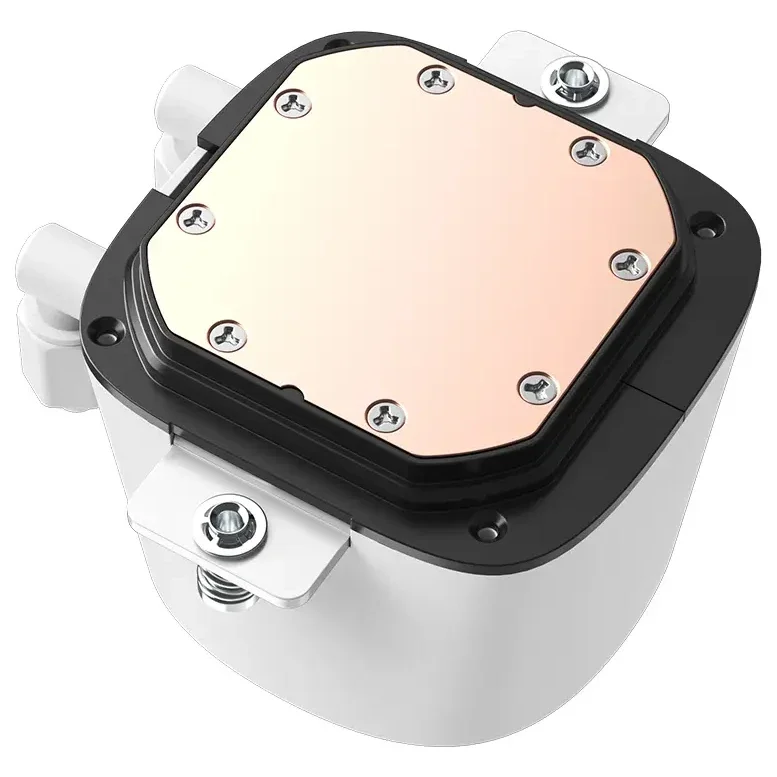 ID-Cooling FX360 LCD ARGB AIO 360mm Liquid CPU Cooler | 1.48" LCD Display, ARGB, White - Image 3