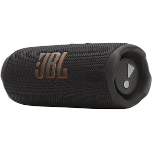 JBL Flip 7 Portable Bluetooth Speaker Black JBLFLIP7BLK | AI Sound Boost, 25W Woofer, 10W Tweeter, Up To 16 Hours Playtime, Auracast Multi-Speaker