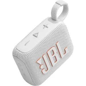 JBL GO 4 Ultra-Portable | Waterproof and Dustproof Bluetooth Speaker, White JBLGO4WHT