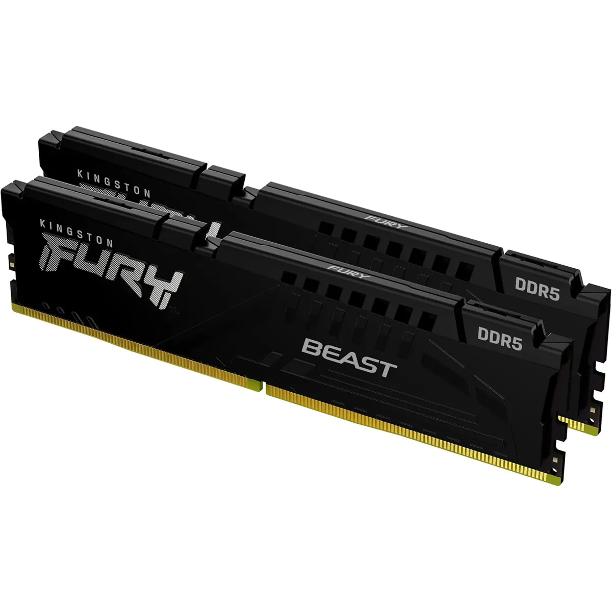 Kingston FURY Beast Black DDR5 Desktop Gaming Memory Kit | 16GB 2x8GB, 6000MT/s, CL40, Intel XMP 3.0, KF560C40BBK2-16 - Image 4