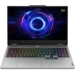 Lenovo LOQ Gaming Laptop, Intel Core i7-13650HX, GeForce RTX 5050 8GB, 24GB DDR5-4800, 1TB SSD, 15.6″ FHD 144Hz, Windows 11 Home, White Backlit, Luna Grey, 83JE000WUS
