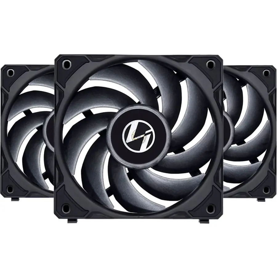 Lian Li UNI Fan P28 120mm Daisy-Chain PWM Case Fan with Controller | Black - UF-P28120-3B, 3-Pack, Noise-Optimized, Performance-Oriented Fan