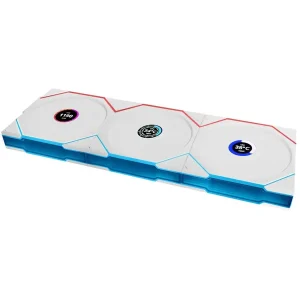 Lian Li UNI Fan TL LCD Wireless 120 Triple Pack White | 2.4GHz Wireless, ARGB, Infinity Mirror, 1.6 Inch LCD, Controller Included