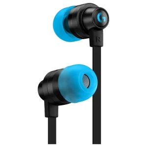 Logitech G333 Gaming Earphones | Dual Dynamic Drivers, USB-C and 3.5mm, In-Line Mic, Black, 981-000924
