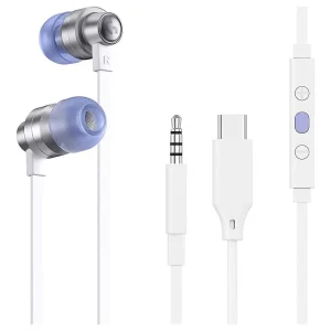 Logitech G333 Gaming Earphones | USB-C and 3.5mm AUX, Dual Dynamic Drivers, In-Line Mic, White, 981-000930
