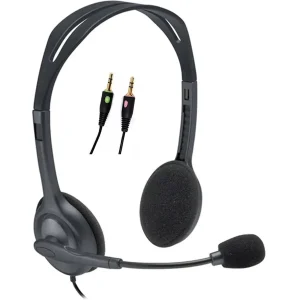 Logitech H110 Stereo Headset With 3.5mm Dual Plug Connection