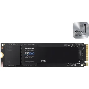 Samsung 990 EVO Internal SSD | 2TB, PCIe 4.0 x4, NVMe 2.0, M.2 2280, Up To 5,000MB/s Read