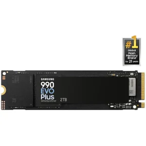 Samsung 990 EVO Plus Gen4 NVMe SSD 2TB | MZ-V9S2T0, 7,250 MB/s, M.2