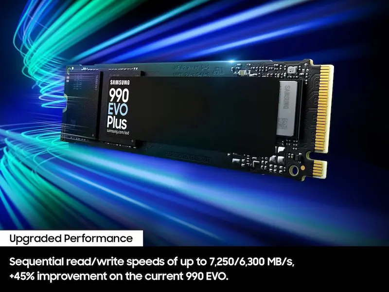 Samsung 990 EVO Plus Gen4 NVMe SSD 2TB | MZ-V9S2T0, 7,250 MB/s, M.2 - Image 6