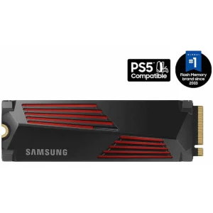 Samsung 990 PRO with Heatsink PCIe® 4.0 NVMe™ M.2 (2280) SSD 1TB MZ-V9P1T0 | Compatible with Playstation 5 - up to 7,450MB/s