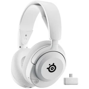 SteelSeries Arctis Nova 5 Wireless Gaming Headset for PC | PS5, and PS4 - White, 61671